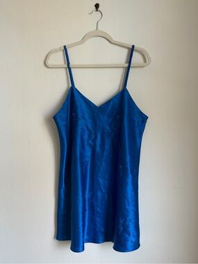 Vintage Inner Most Blue Slip Dress